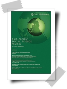 AsiaPacific Social Science Review – Books on Demand Philippines
